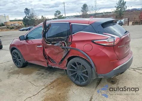 2015 Nissan Murano S z USA, uszkodzony, nr VIN 5N1AZ2MG1FN269421